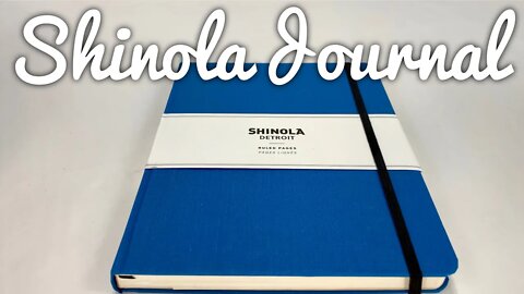 Shinola Large Hard Linen Ruled Journal Review