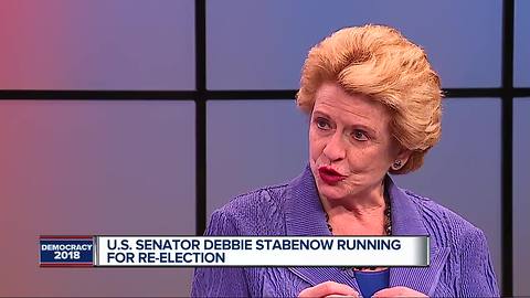 One-on-one with Democratic senatorial candidate Debbie Stabenow