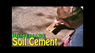 Soil Cement - Simple & Cheap Home Application [Homemade]