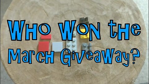 Who won the March giveaway? -- Gold Puffin Lego Animation