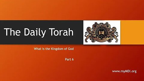 What is the Kingdom of God - Part 6