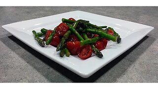 Sautéd Aparagus and Tomatoes