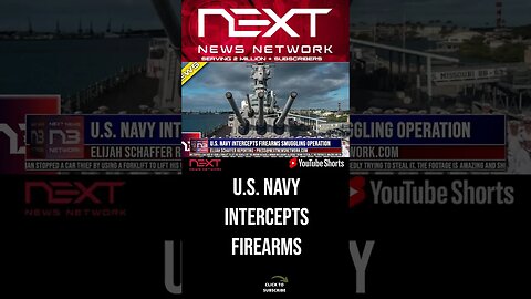 U.S. Navy Intercepts Firearms Smuggling Operation #shorts