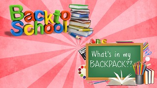 4th and 6th Grade Whats in my Backpack | Back to School!!