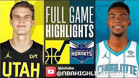 Utah Jazz vs Charlotte Hornets Full Game Highlights | Jan 27 | 2024 NBA Season