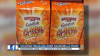 Pepperidge Farm recalls 4 varieties of Goldfish Crackers over Salmonella concerns