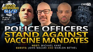 Police Officers Stand Against Vaccine Mandates
