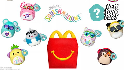 McDonald's launches Squishmallow Happy Meal toys — with high-tech twist