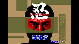 Streaming Shinobi 1 by SEGA for MAME Arcade emulator.