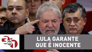 Lula garante que é inocente e diz que está no jogo para a eleição de 2018