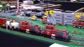 Superlong Lego freight train