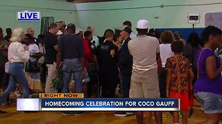 Homecoming celebration for Coco Gauff held in Delray Beach