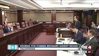 Former Broward Sheriff has hearing