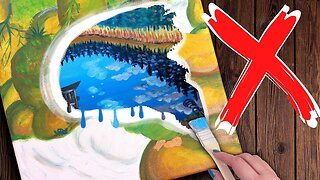 Don’t Make This Mistake When Painting Over an Old Canvas
