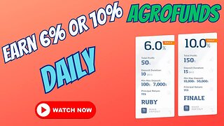 Agrofunds Review | Earn Up To 10% Daily ROI | HYIP 🔥