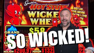 Smokin' Hot Stuff Wicked Wheel Has Me Sweating! ALL MAX BETS!