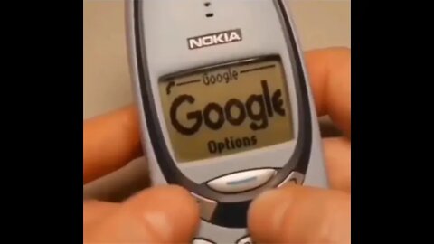 Early days of Google search on a Nokia keypad phone