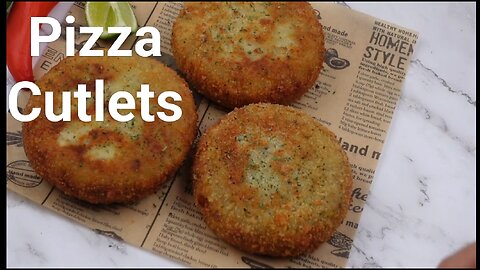 Pizza Cutlets Recipe Easy Snacks