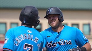 Burger and Chisholm Jr. hit back-to-back homers