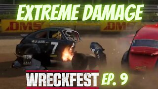Extreme Damage Setting - Wreckfest Gameplay