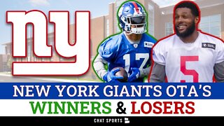 NY Giants OTAs Winners & Losers (So Far) Ft Kayvon Thibodeaux, Wan’Dale Robinson & Daniel Bellinger