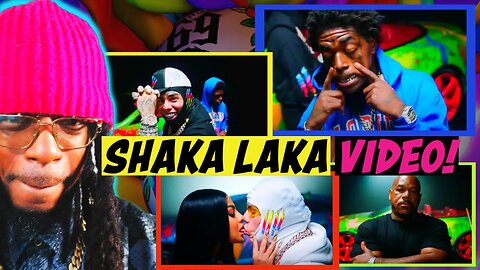 Vídeo Increíble 6ix9ine - SHAKA LAKA feat. Kodak Black & Yailin 😍OFFICIAL VIDEO (REACTION)🔥|WACK 100