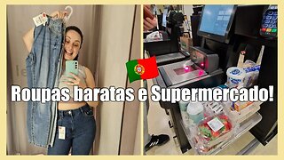 Vlog de compras em Portugal | Vem passar um dia com a gente vivendo em Portugal.