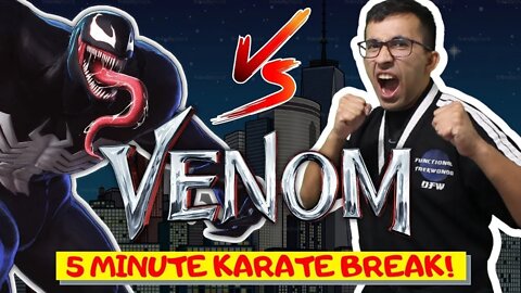 5 Minute Brain Break For Elementary Students | Venom Karate Lesson | Dojo Go (Week 41)