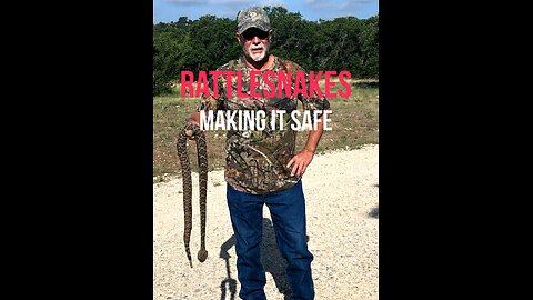 Rattlesnakes!!! MAKING IF SAFER