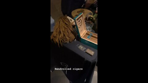 Live hand rolled cigars!