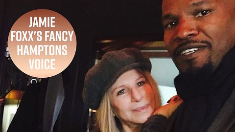 When Jamie Foxx met Barbra Streisand in the Hamptons