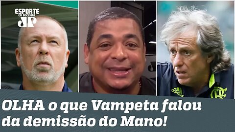 Mano é só mais uma VÍTIMA! Vampeta lista técnicos que Jorge Jesus já "DERRUBOU" no Brasil!