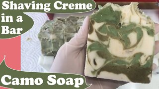 How To Make Natural Soap ~ Men's Shaving Soap in A Bar