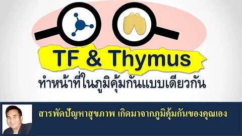 การกระตุ้นภูมิคุ้มกัน ของ Transfer Factor และ Thymus gland