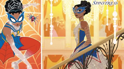 ¿Quién es Spinstress? La Princesa Disney del Spiderverse - Princess Spider Spinstress