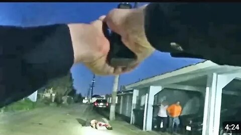 Bodycam Shows Suspect Being Shot by Fresno Police Officer After Shooting in Alleyway