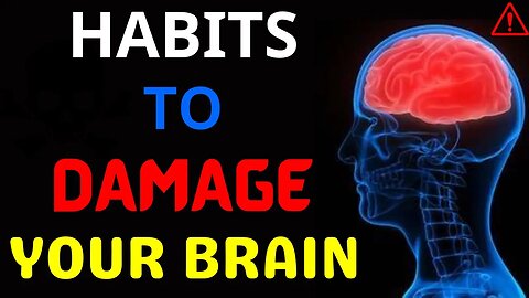 Bad Habits That Hurt Your Brain | Habits To Damage Your Brain | Remove Habits That Hurt Your Brain