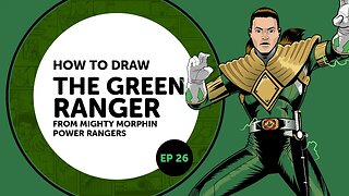 How to Draw The Green Ranger- ep26