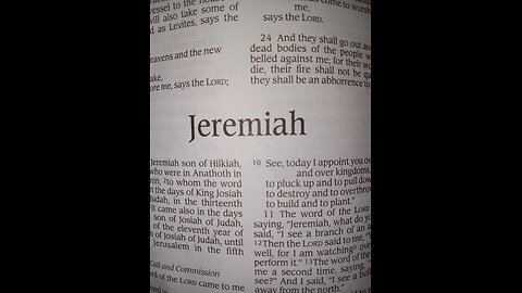 Book Of Jeremiah ~ Chapter 4