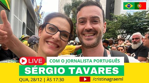 Sérgio Tavares, livre, em Portugal, fala tudo sobre a ditadura brasileira
