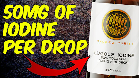 The Perfect Iodine For Mega Dosing (50mg Per Drop)!