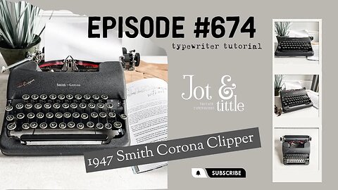 Episode #674: If you are a creative writer - you need to see this 1947 CLIPPER!