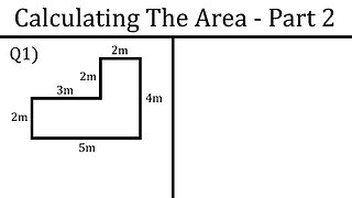 Calculating The Area Of An L Shape