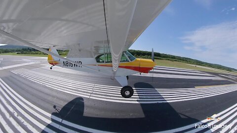 Test Flight with New 8.50x6 Tires on my Supercub