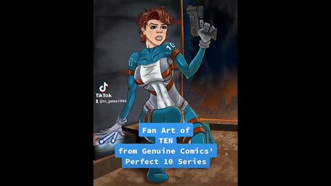 Perfect 10 Fan Art Speedpaint #shorts