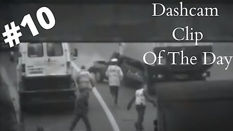 Dashcam Clip Of The Day #10 - World Dashcam - Lorry crashes into the back of a car.