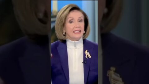 Nancy Pelosi drunk & wants to change the subject about inflation - these idiots are running America