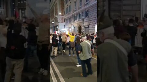 Italy - Wild Protests Into The Night