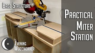 Practical Miter Station for a Small Shop- Part 1 | Woodworking