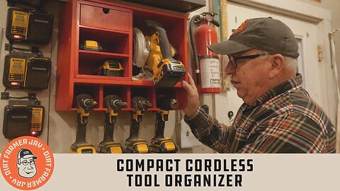 Compact Cordless Tool Organizer